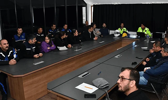 Balıkesir Büyükşehir'den personeline trafik güvenliği eğitimi