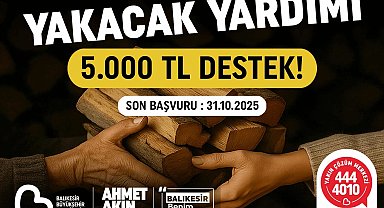Balıkesir Büyükşehir'den 'yakacak' yardımı