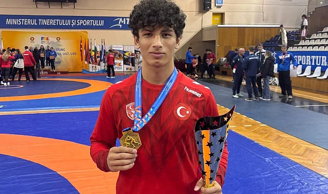 Bursa Büyükşehirli güreşçi Balkan Şampiyonu oldu