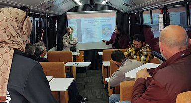 Bursa'da otobüs şoförlerine farkındalık eğitimi