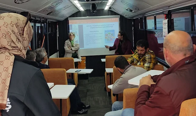 Bursa'da otobüs şoförlerine farkındalık eğitimi