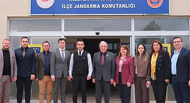 Bursa'da Şadi Özdemir'den Üsteğmen Önderışık'a ziyaret