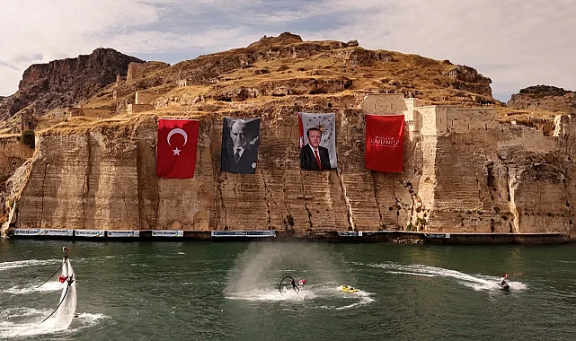 Gaziantep Rumkale su sporları etkinliği nefes kesti