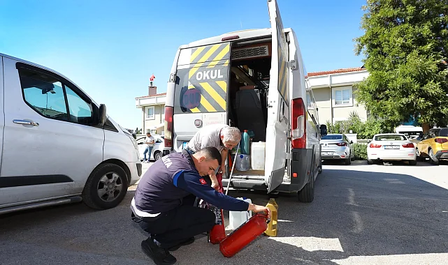 İzmir Narlıdere'de okul servislerine sıkı denetim