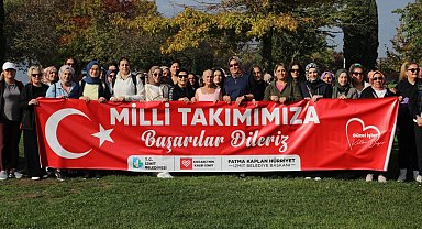 İzmitli kadınlardan Milli Takıma destek mesajı