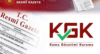 Kamu Gözetimi'nde yeni kural 'Resmi'leşti