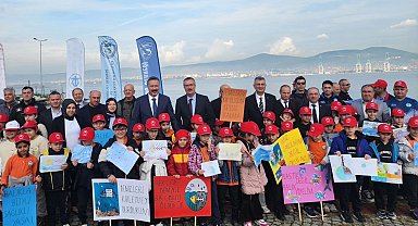 Kocaeli Gölcük'te öğrencilere çevre ve sağlıklı beslenme bilinci