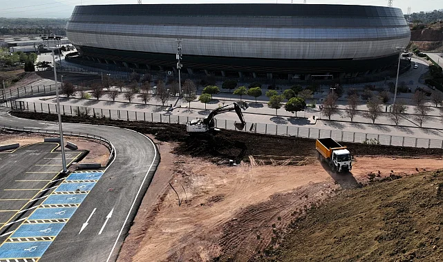 Kocaeli Stadı'nın çevresinde hummalı çalışma