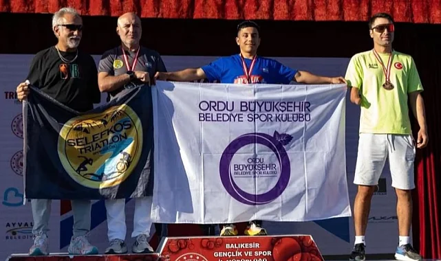 Ordu'ya triatlon zaferi!