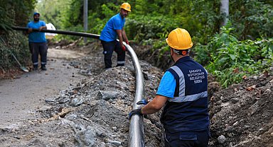 Sakarya'da Sapanca'nın dev altyapı güçlendirme projesi devam ediyor