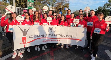 47. İstanbul Maratonu'nda NG Grup adımları iyiliğe attı!