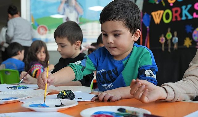 Ankara Keçiörenli çocuklar Workshop ile doyasıya eğlendi