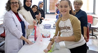 Anne ve çocuklar SAMEK'te birlikte üretti