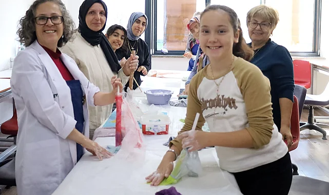 Anne ve çocuklar SAMEK'te birlikte üretti