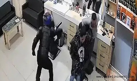 Ayancık'taki silahlı saldırı kamerada