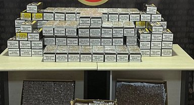 Bilecik Pazaryeri'nde kaçak tütün operasyonu