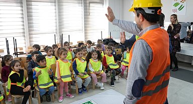 Bursa Osmangazi kreşlerinde miniklere iş güvenliği eğitimi