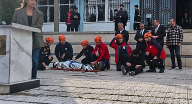 Bursa Tophane MTAL'de başarılı tatbikat