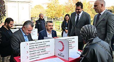 Bursa Yıldırım'dan Kızılay'a tam destek