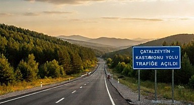 Çatalzeytin - Kastamonu yolu kontrollü olarak trafiğe açıldı