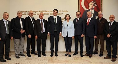 DP Genel Başkanı Uysal'dan Başkan Ünlüce'ye ziyaret