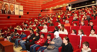 Gebze'de çocuklar ara tatil etkinliğiyle moral buldu