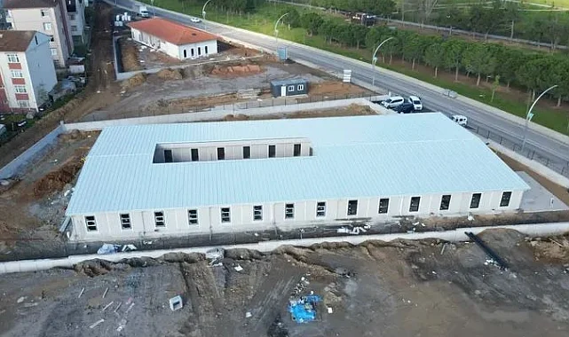 Gebze'de yeni eğitim yuvasının kabası tamamlandı