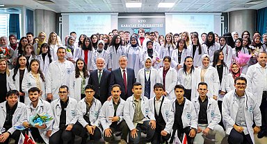 Geleceğin hekimleri Konya'da beyaz önlükleri giydi