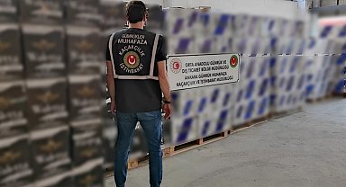 Gümrük ekipleri 51 milyon makaron ele geçirdi!