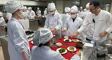 Japon şefler Türk yemeklerini öğrenerek mezun olacak