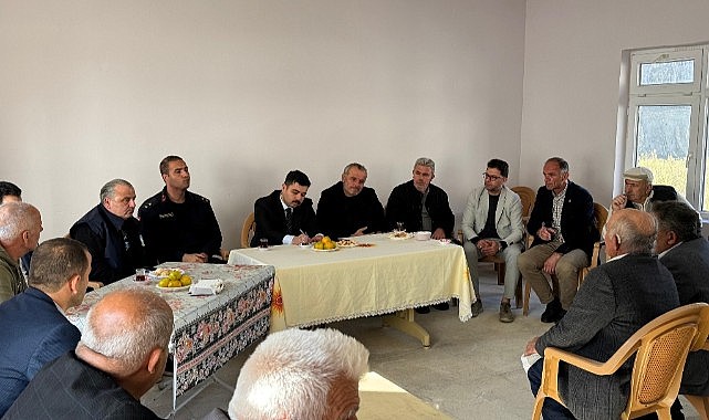 Kaymakam Kandemir, köy ziyaretlerinde vatandaşlarla buluştu