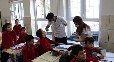 Kayseri Kocasinan'dan öğrencilere ağız ve diş sağlığı taraması