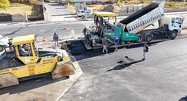 Kayseri Melikgazi'de tam gaz asfalt çalışması