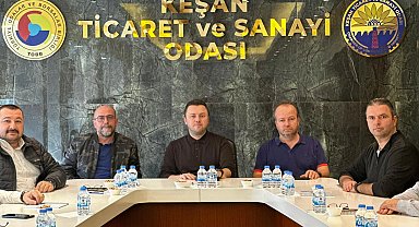 Keşanspor Keşan TSO'yu ziyaret etti