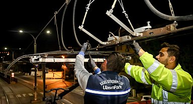 Kocaeli Akçaray Tramvayı'nda 7/24 hizmet