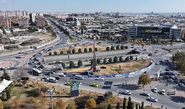 Otogar Kavşağı'nda düzenleme çalışması başladı