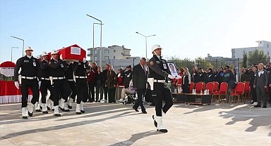 Polis memuru Askar için Adıyaman'da hüzünlü tören