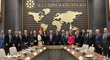 Türkiye Basın Federasyonu'ndan İletişim Başkanlığı'na ziyaret