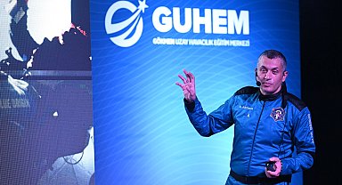 Türkiye'nin 3. astronotu Gökhan Erdem uzay deneyimini GUHEM'de paylaştı... GUHEM bana ilham oldu