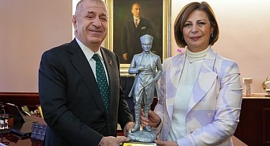 Ümit Özdağ'dan CHP'li başkana ziyaret