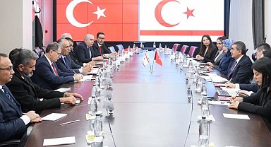 Bakan Tekin, KKTC'li mevkidaşını ağırladı