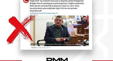 Dezenformasyon'dan İHA düşürme iddialarına yalanlama