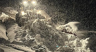 Düzce Yığılca'da kar kalınlığı 60 santimetreyi aştı