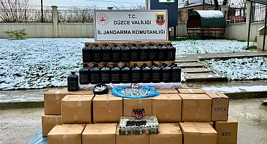 Düzce'de yılbaşı öncesi dev alkol operasyonu!