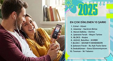 İşte 2025'in en çok dinlenen şarkıları