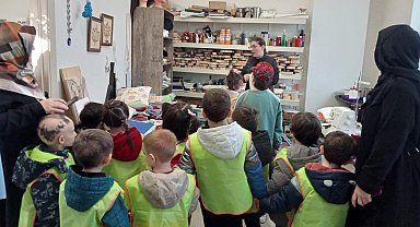 İZGİM, minikleri Çocuk Kütüphanesi'nde ağırladı