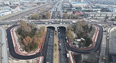 Konya Marangozlar Köprülü Kavşağı'nda iki şerit açıldı