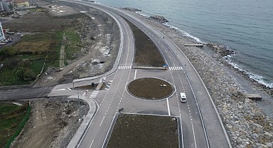 Türkeli Sahil Yolu ulaşıma açıldı