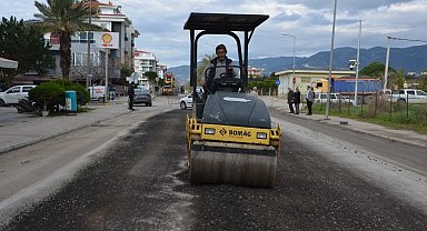 Antalya Büyükşehir'den Kestel yoluna bakım onarım