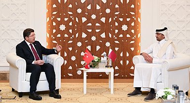 Bakan Tunç, Katarlı mevkidaşıyla buluştu